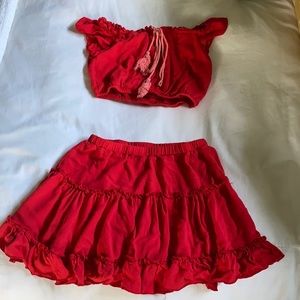 Red Princess Polly Set